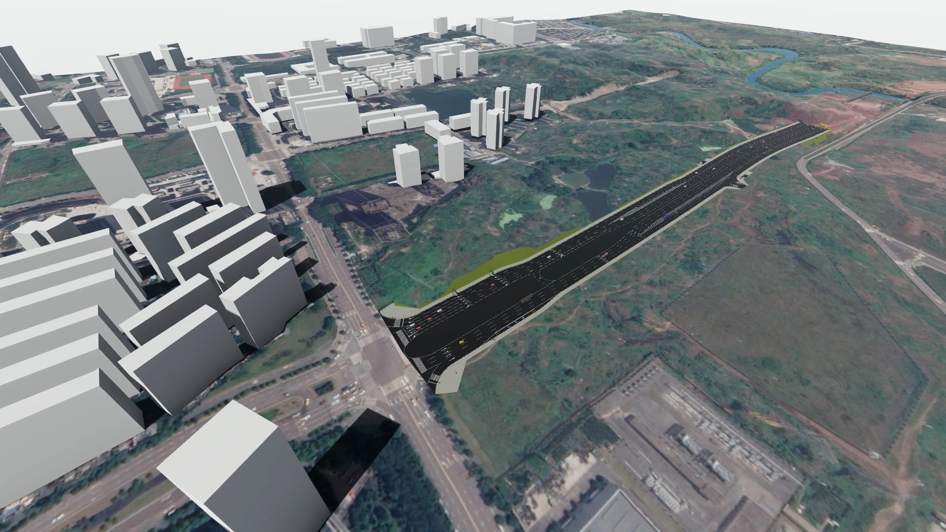 大学城横四路三期工程BIM应用